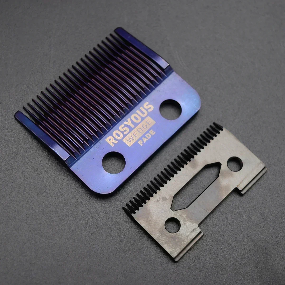 DLC Blue FADE Blade Replaceable Cutter Head for 2020C Madeshow M10 M5 Hair Clipper Titanium Plated Ceramics Blade 2