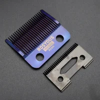 DLC Blue FADE Blade Replaceable Cutter Head for 2020C Madeshow M10 M5 Hair Clipper Titanium Plated Ceramics Blade 2