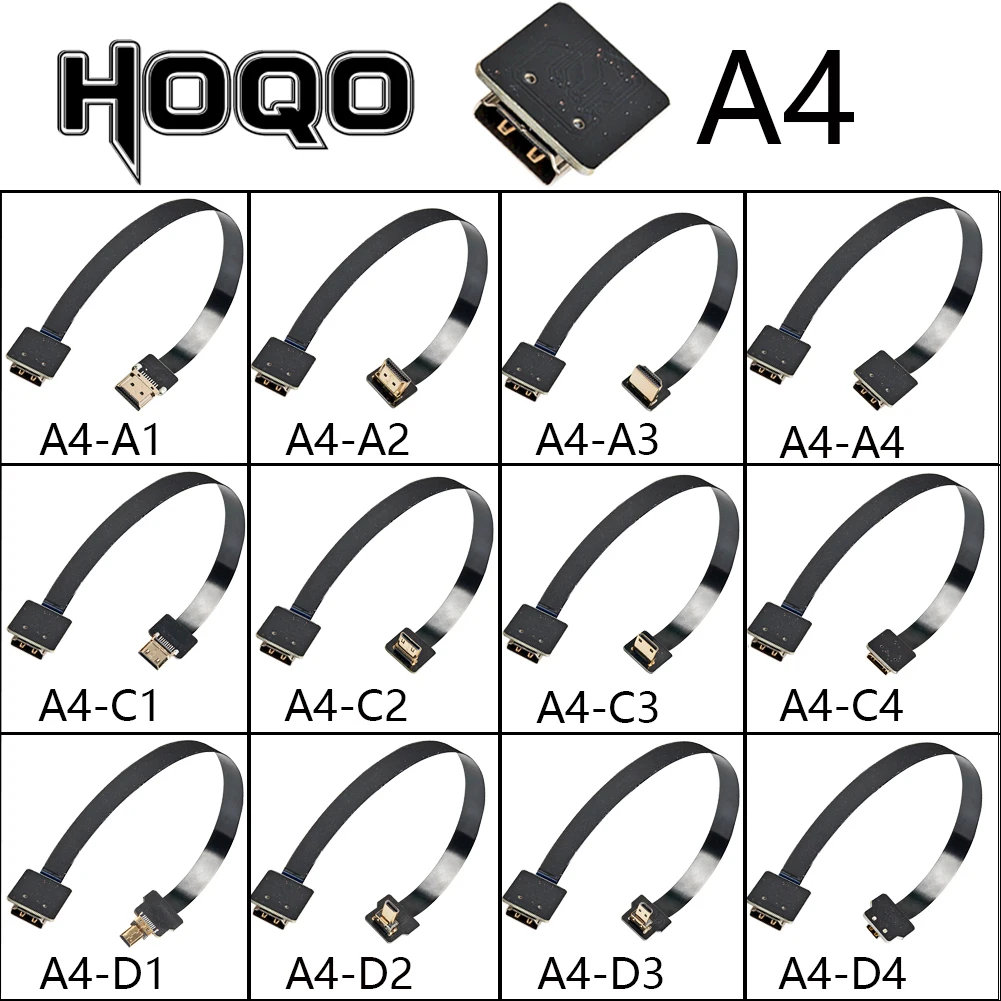 HDMI-compatible Ultra-thin flexible cable,flat FFC cabel,HD Aerial Photography Cable flexible mini/micro hdmi ribbon wire