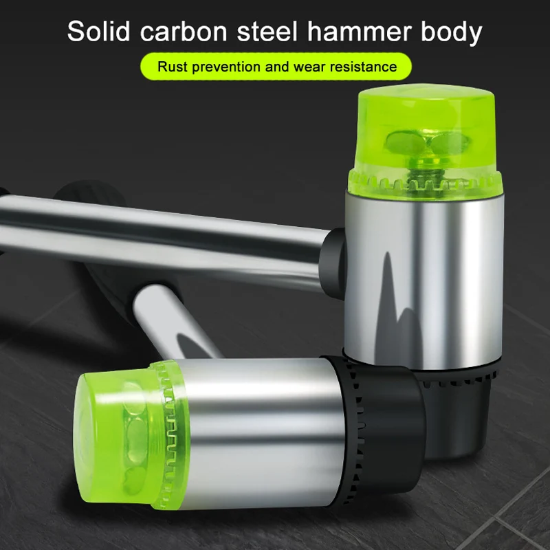25/30/35/40mm Rubber Multifunctional Hammer Double Faced Work Glazing Window Hammer Round Head DIY Hand Tool for Woodworking