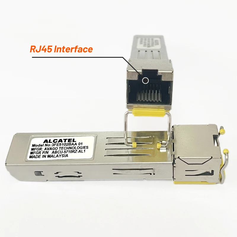 1Gb SFP to RJ45 Copper Optical Module 1000Base-T 100m SFP Gigabit Transceiver Module Compatible Alcatel,Zyxel,TP-Link Switch