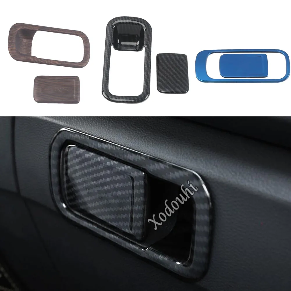 Car Sticker Body Co-Pilot Glove Box Front Trim Lamp Panel Frame Hood Per Volkswagen Vw T-Roc Troc 2017 2018 2019 2020 2021 2022