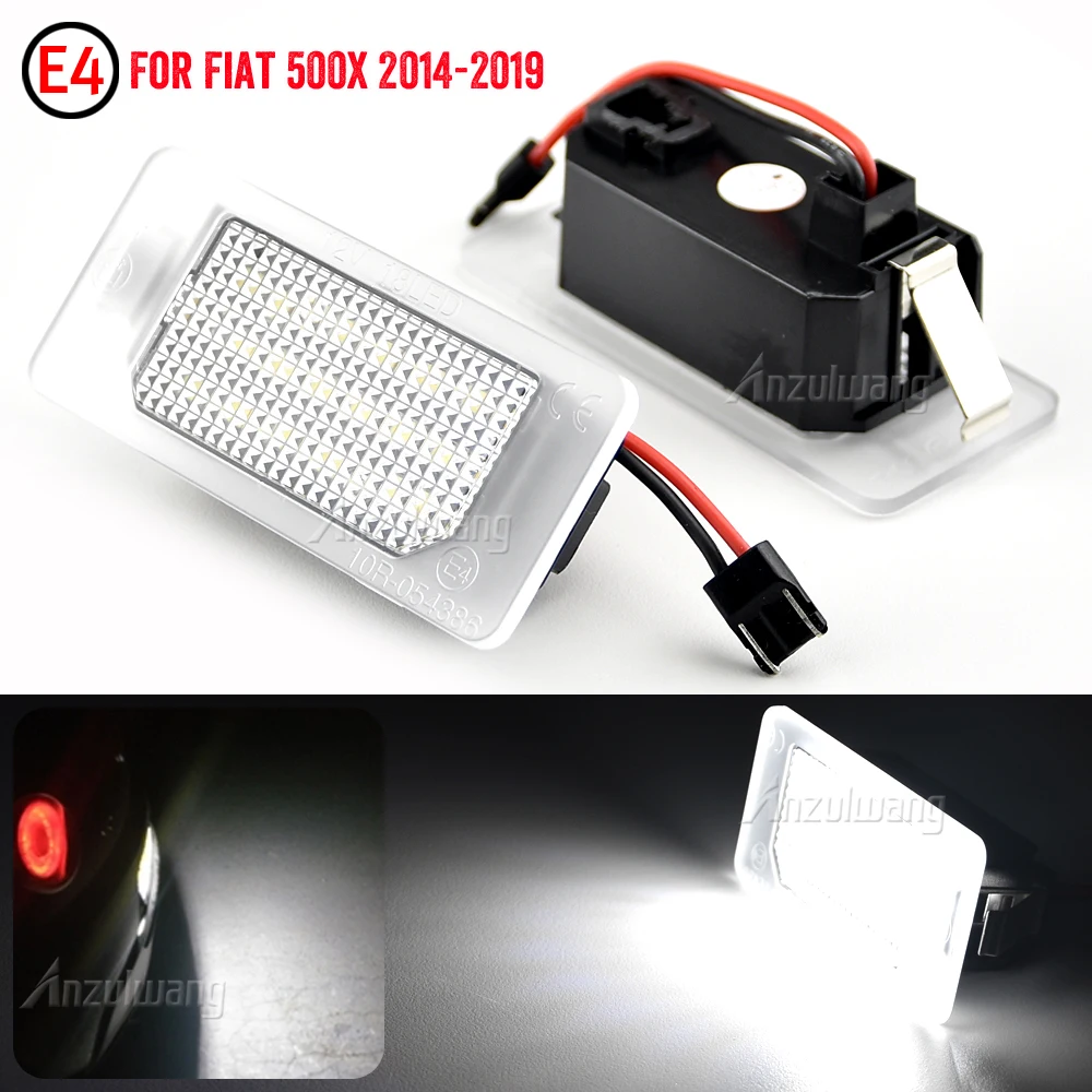 2x Fits For Fiat 500X 2014 2015 2016 2017 2018 2019 White SMD Canbus
