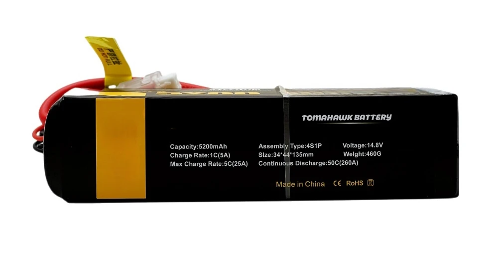 

Литиевая батарея 2S 3S 4S 5200/6000mAh 50C/60C