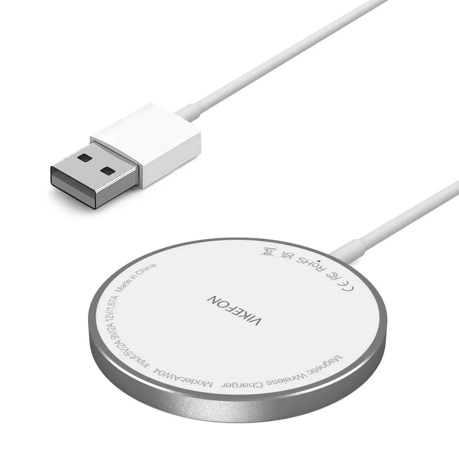 ตัวเลือกสินค้า แท่นชาร์จไร้สาย USB-C 2 พอร์ต ชาร์จเร็วสำหรับ iPhone 17/16/15 Pro Max