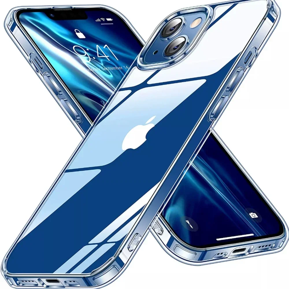 Sleek Ultrathin Shockproof Clear Phone Case