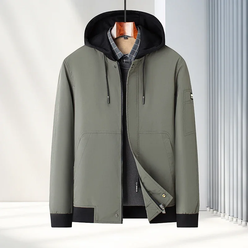 thumbnail image 1 of Chaqueta corta de plumón 2024, ropa de diseñador, chaqueta gruesa y cálida para hombre, relleno de calefacción, plumón de pato, tops de lujo para hombre, 1 of 4