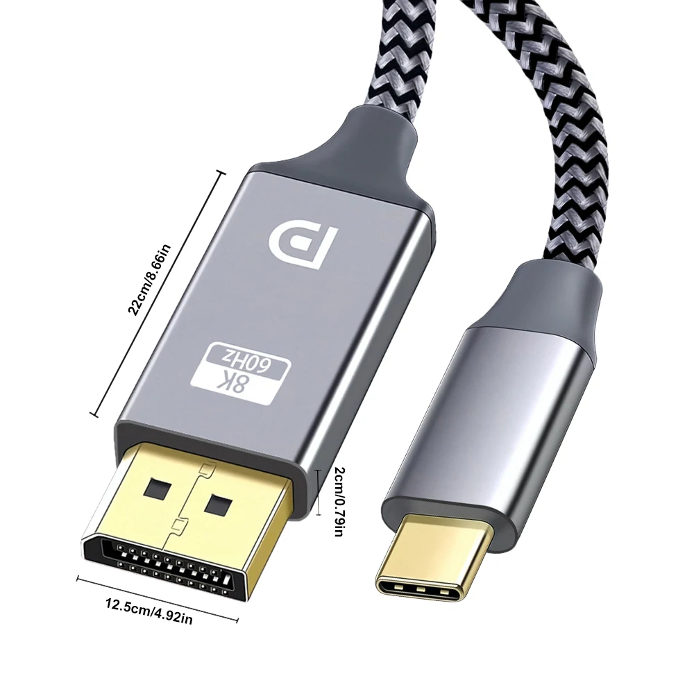 1.8M CŸ to DP1.4 , 32.4Gbps, 8K @ 60Hz, 4K @ 144Hz, Alt   , Ʈ 4/3, ƺ Ʈϰ ȣȯ
