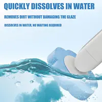 แปรงขัดห้องน้ำแบบใช้แล้วทิ้ง ชุดที่วางแปรงขัดโถสุขภัณฑ์พร้อมรีฟิลทำความสะอาด 18 ชิ้น ระบบทำความสะอาดห้องน้ำสำหรับอ่างล้างหน้า อ่างอาบน้ำ และท่อระบายน้ำ 4