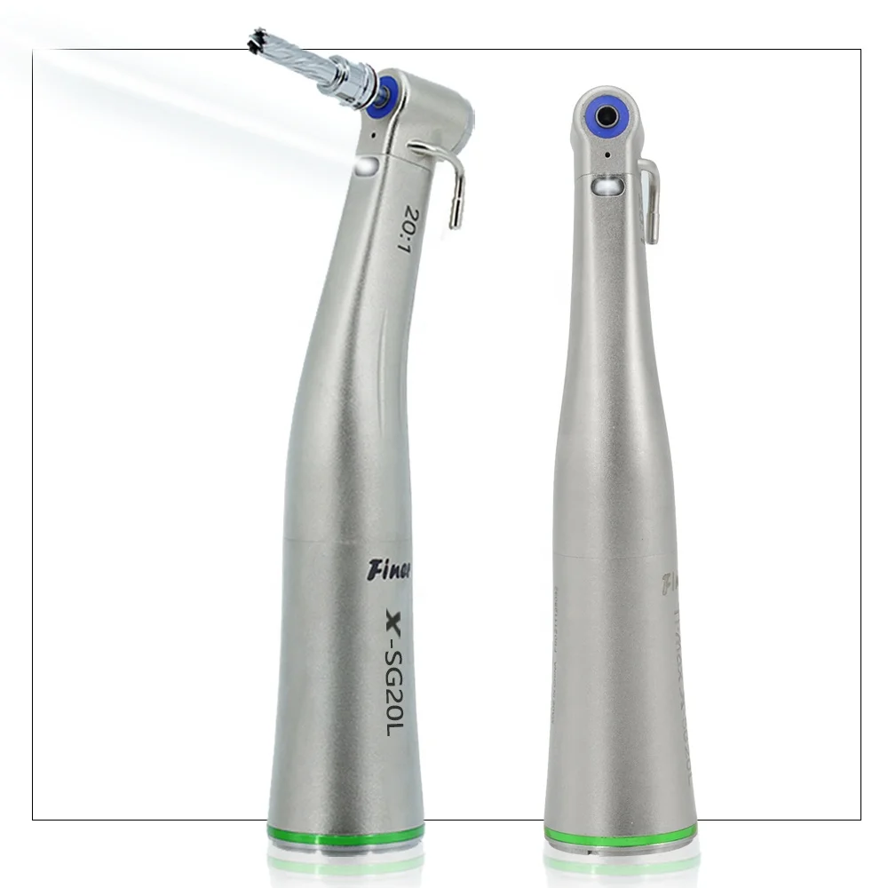 

dent al fiber optic 20:1 Imp lant handpiece dent al low speed contra angle handpiece dent al