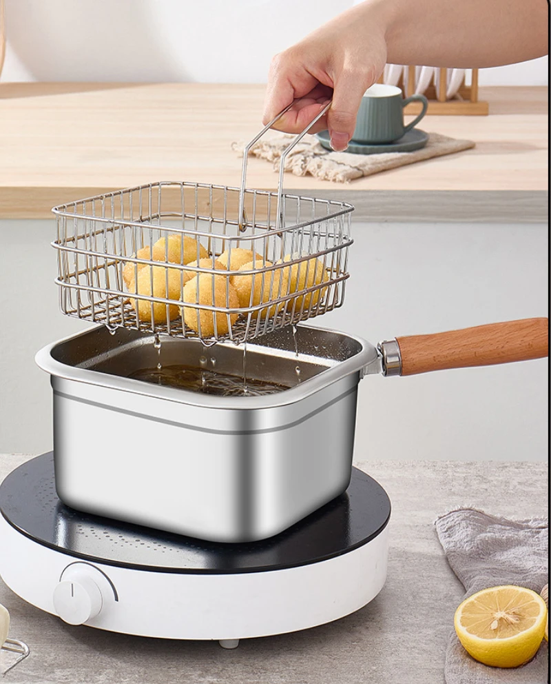 316 Stainless Steel Frying Pan Portable Outdoor Fresh-keeping Pan Steamed Mantou Hot Dishes Uncoated Fresh-keeping Box 4