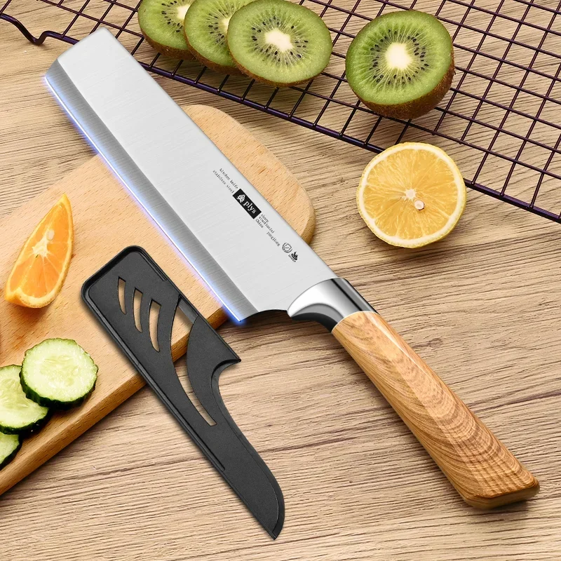 Meat Slicing Knife Professional Chef Sharp Meat Cleaver PP Handle Cutting Watermelon Fruit Knife