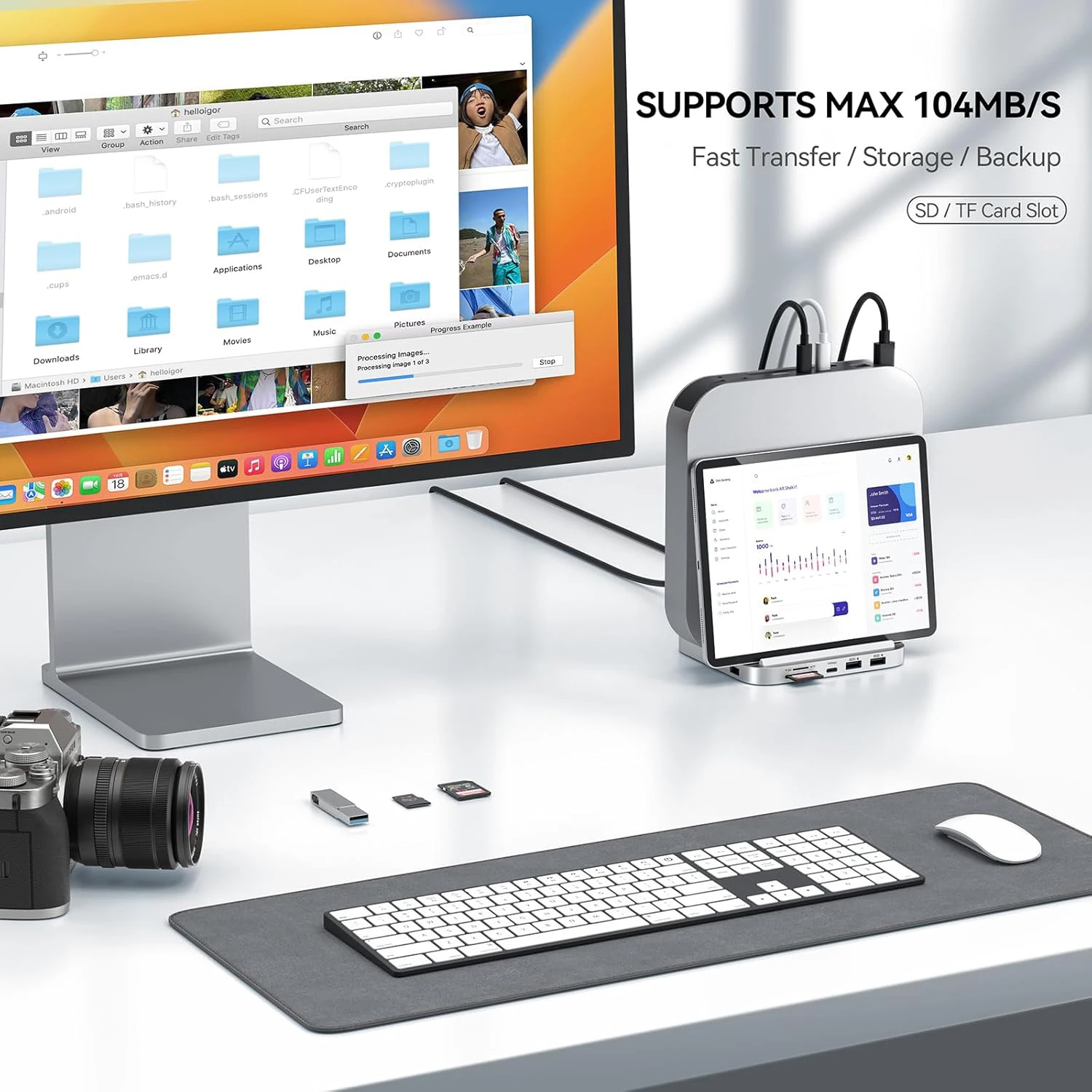Mac mini M2/8GB/256GB+エンクロージャー等、スタンド付き Amazon.co.jp: Quality Addicts Mac Mini USB-C スタンド&ハブ