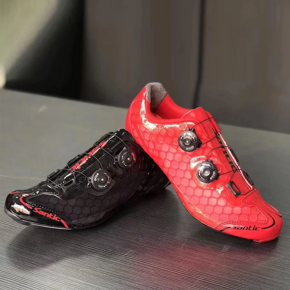 Carbon Fiber Ultralight Cycling Shoes Road Bicycle Sneakers Men's Pro Racing Zapatillas Ciclismo Bike Shoes