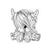 Fine Highland Cow & Squirrel Rabbit Hedgehog Animal Charm Beads Fit Original 925 Silver European Bracelet DIY Women Jewelry Gift 2