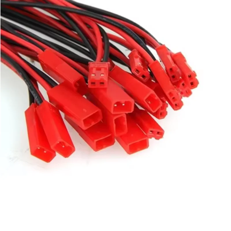 Lot 20 connecteurs JST mâle/femelle 100-200mm pour batterie Lipo RC