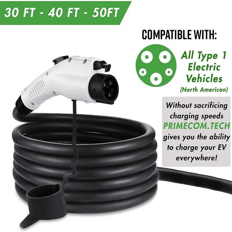 

32A American Standard Portable AC Charging Pile Type 1 New Energy Vehicle 7kw Household Emergency Charging Gun