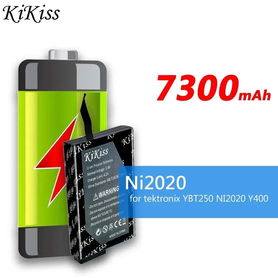 

KiKiss Battery Ni2020 7300mAh for tektronix YBT250 NI2020 Y400 Replacement Bateria
