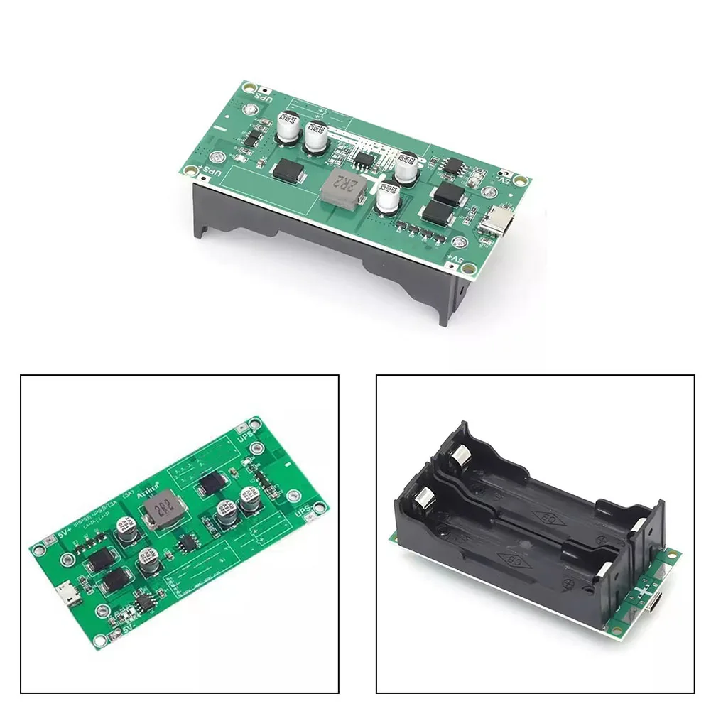 1pc High Power Lithium Battery Boost Module 12V UPS Battery Protection Electronic Board Uninterrupted Power Supply Replace