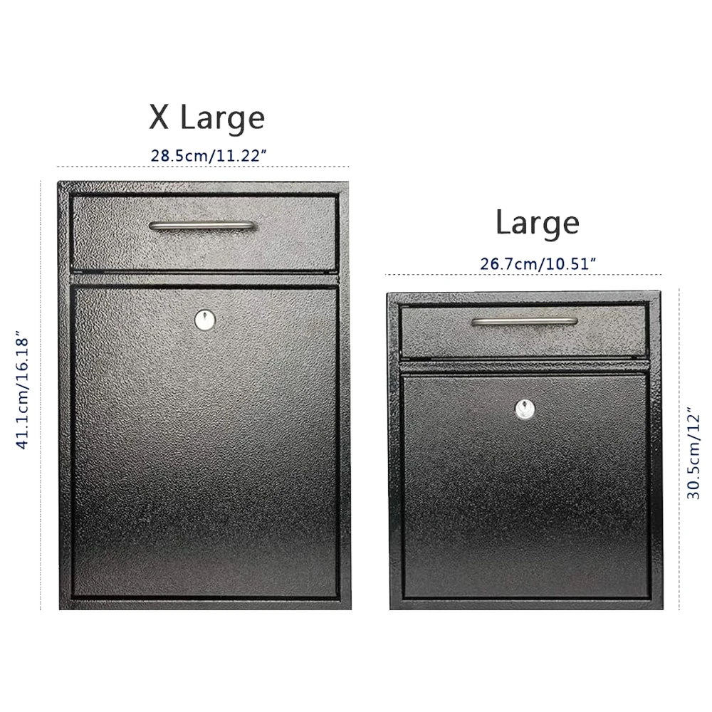 Locking Mailbox With Key Metal Mailbox For Loading Paper