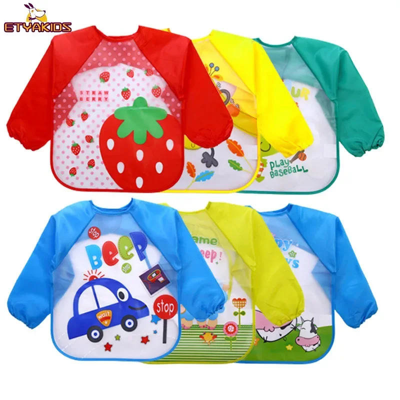 Baby Bib 1Pcs Cartoon Animal EVA Waterproof Baby Apron for Infant Feeding
