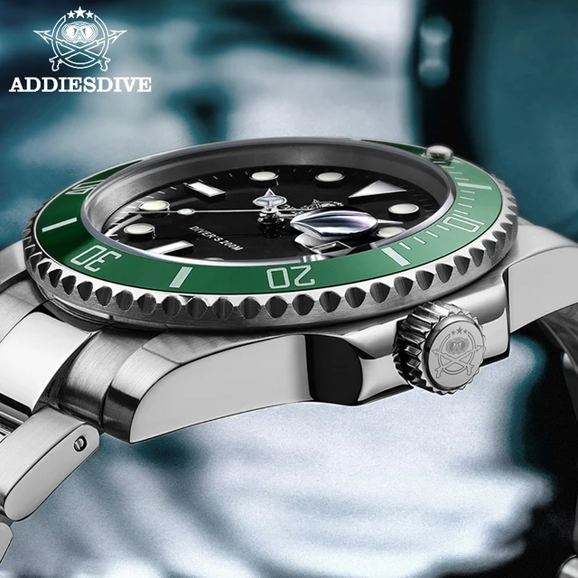 ADDIESDIVE montre en acier inoxydable montre à Quartz de loisirs d'affaires européennes et américaines pour hommes montre de sport de plein air étanche 3