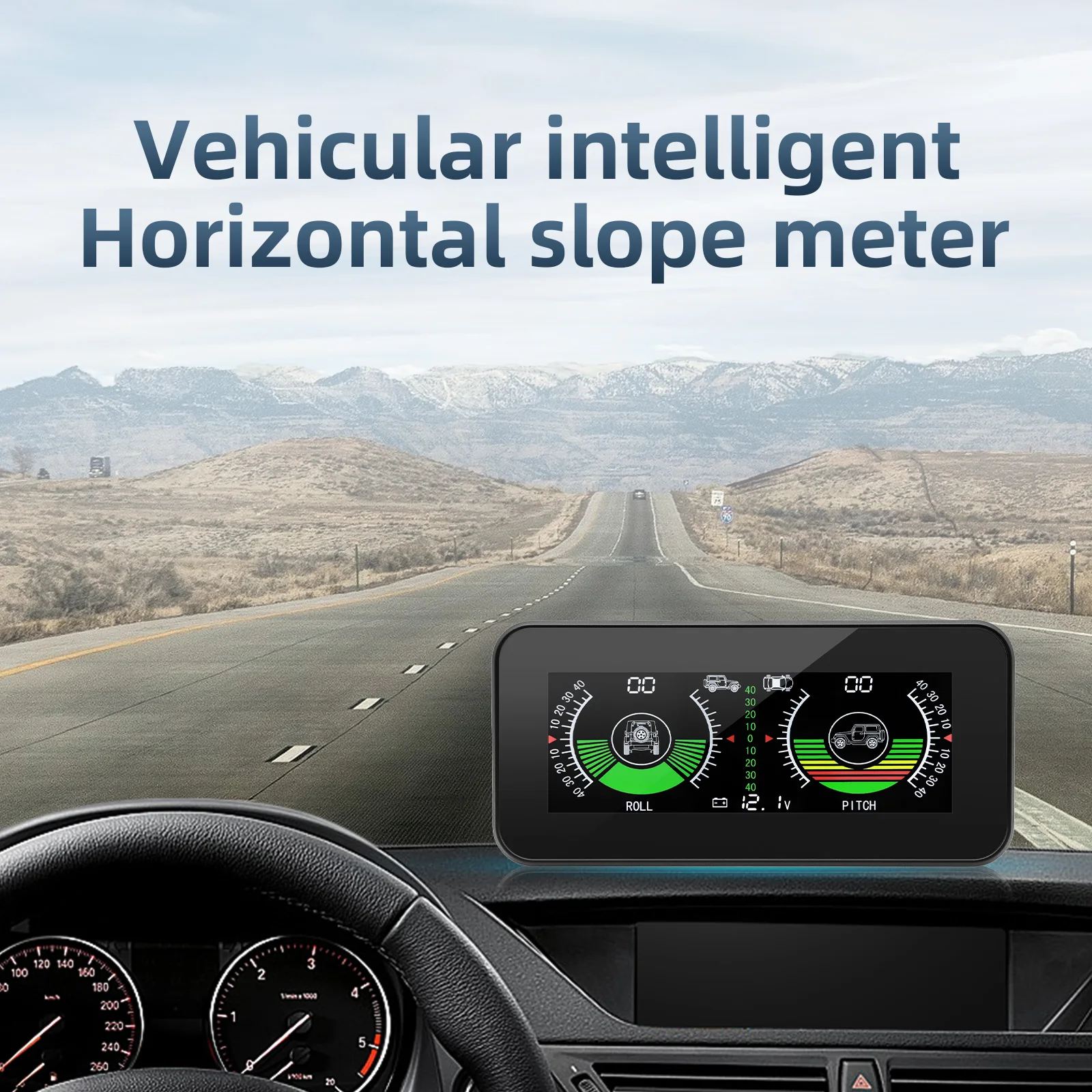 M50 GPS Smart Inclinometer Off-road 4X4 Car Digital Display Tilt Roll Pitch Angl