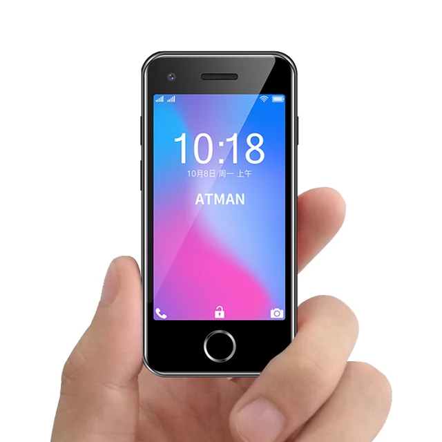 Super Mini Smartphone 1GB + 8GB 4G LTE 2.5" Dual SIM Android 6.0 MTK6737 Quad Core Google Play WIFI Small Pocket Mobile Phone