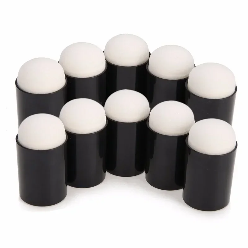10Pcs Finger Sponge Case Daubers Foam For Apply School Painting Ink Stamping Crayon Reborn DIY Craft Art Tool 15 * 32mm