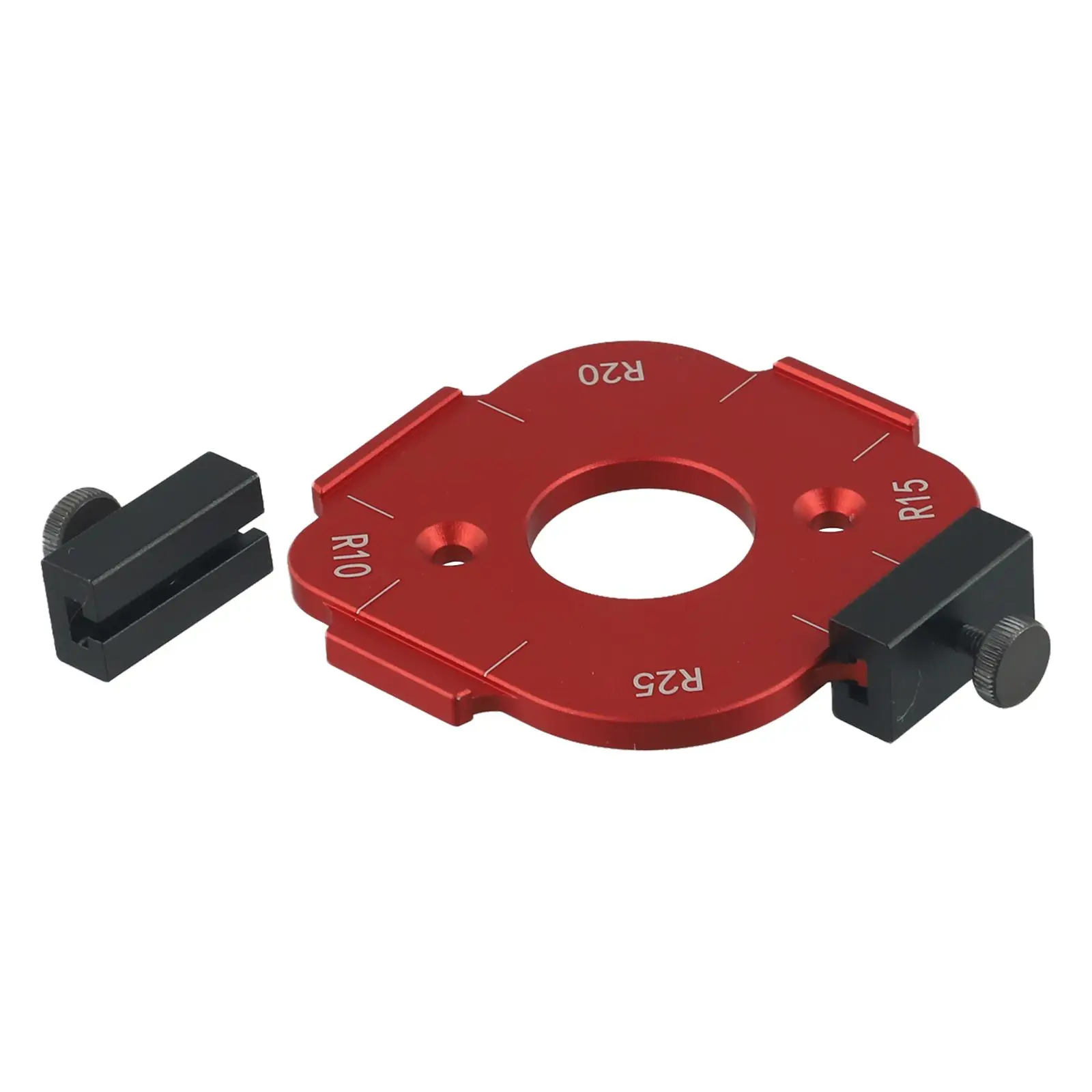 1pc In-1 Trimmer Cutting Fillet Template Radius Jig Router Template Corner Radius Routing Guide Router Bit Arc R10 R15 R20 R25