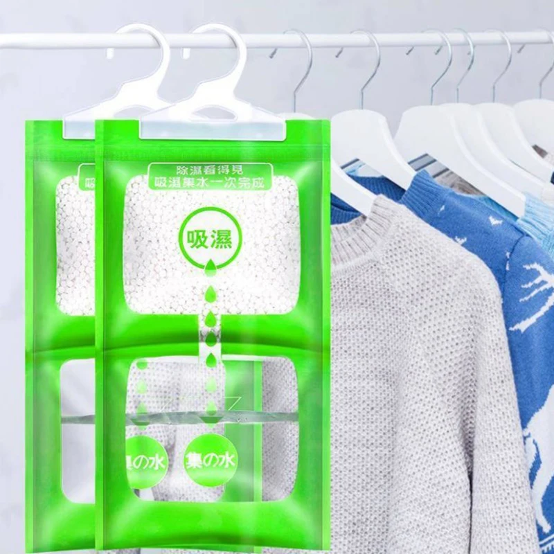 Description Picture 3 of itemHangable Wardrobe Moldproof Moisture Proof Dehumidification Bag Moisture Absorbing Bag Closet Dehumidizer Eco Friendly