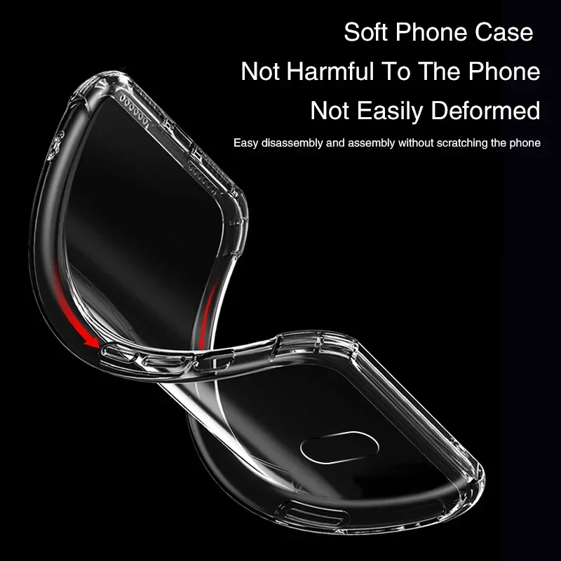 Enhanced Protective Airbag Phone Case with Transparent Corner Bumpers