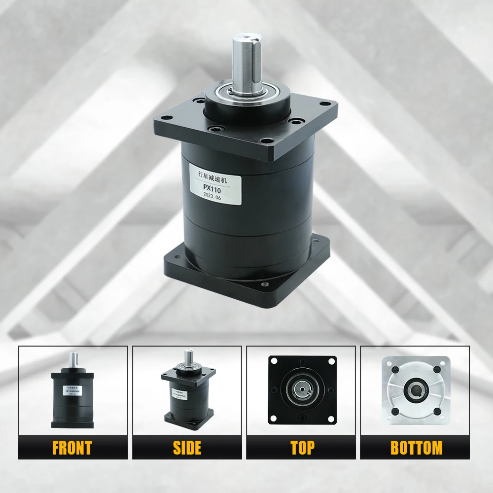 Planetary Reducer PX110 Planetary Reduction Motor Suit For 110ST Servo Motor Input 19mm Output Shaft 19mm Ratio 3 4 5 6 8 10 20 40 64 96