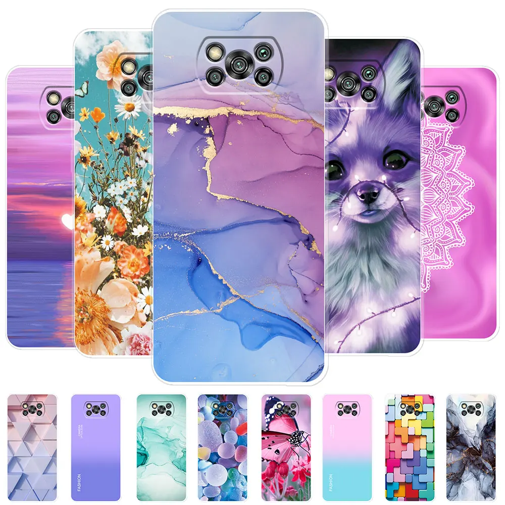 For POCO X3 NFC Case POCO X3 Pro Back Cover New Clear Phone Funda Poco X