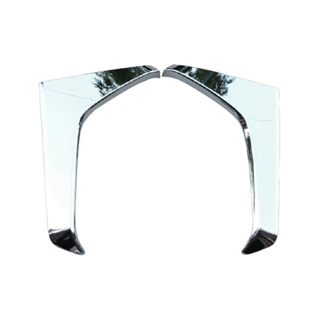 Car Chrome Silver Rear Window Side Spoiler Canards Splitter for Subaru