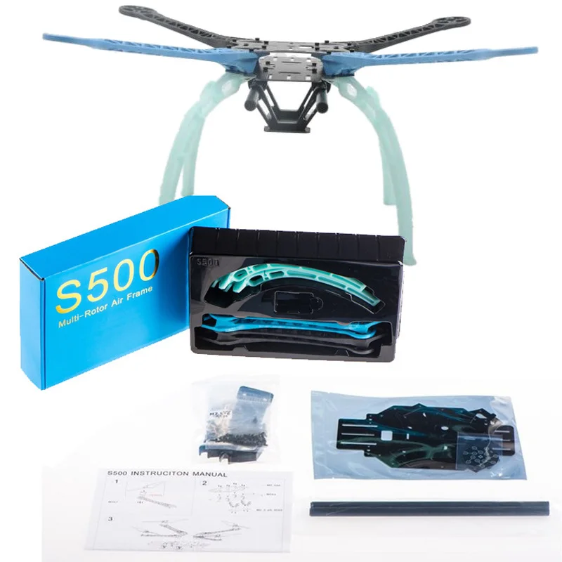 

500mm Multi-Rotor Air Frame Kit S500 w/ Landing Gear for FPV Quadcopter Gimbal F450 Upgrade