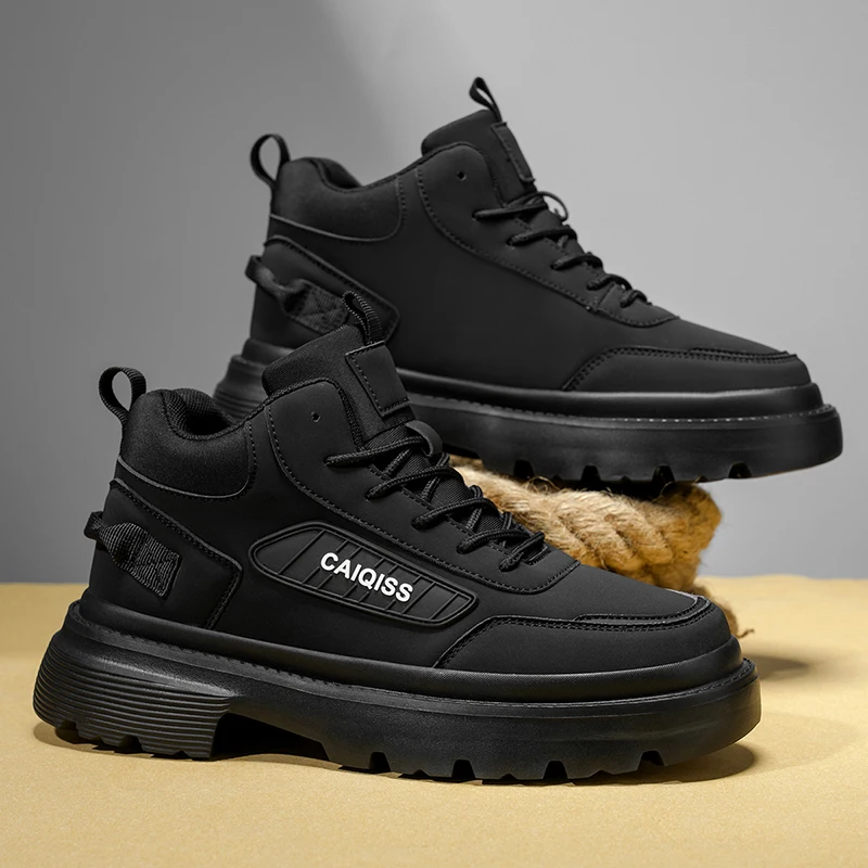 Men's Outdoor Casual Shoes, Hiking Shoes with Comfortable Arch Support and Stability Technology, Lace-Up Shoes, All-Season Outdoor Shoes, Suitable for Men - Ideal for Walking, Jogging, and Hiking, Lace-Up Closure, Comfortable and Safe, High-Quality Men's Shoes