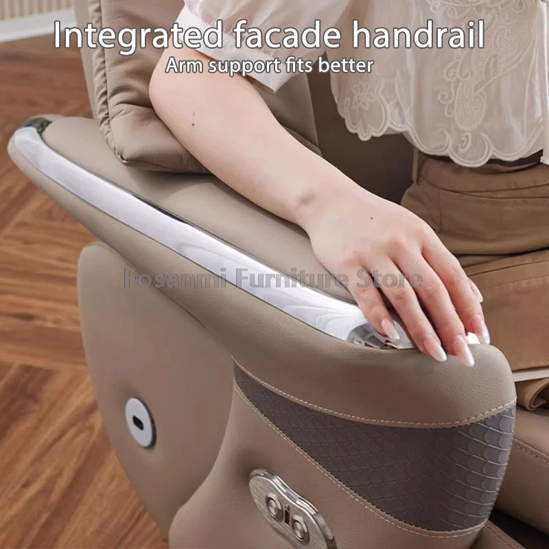 Ergonomic Office Chair With Swivel Seat And Footrest Adjustable Backrest Angle And Height Adjustable Executive Computer Chair 4