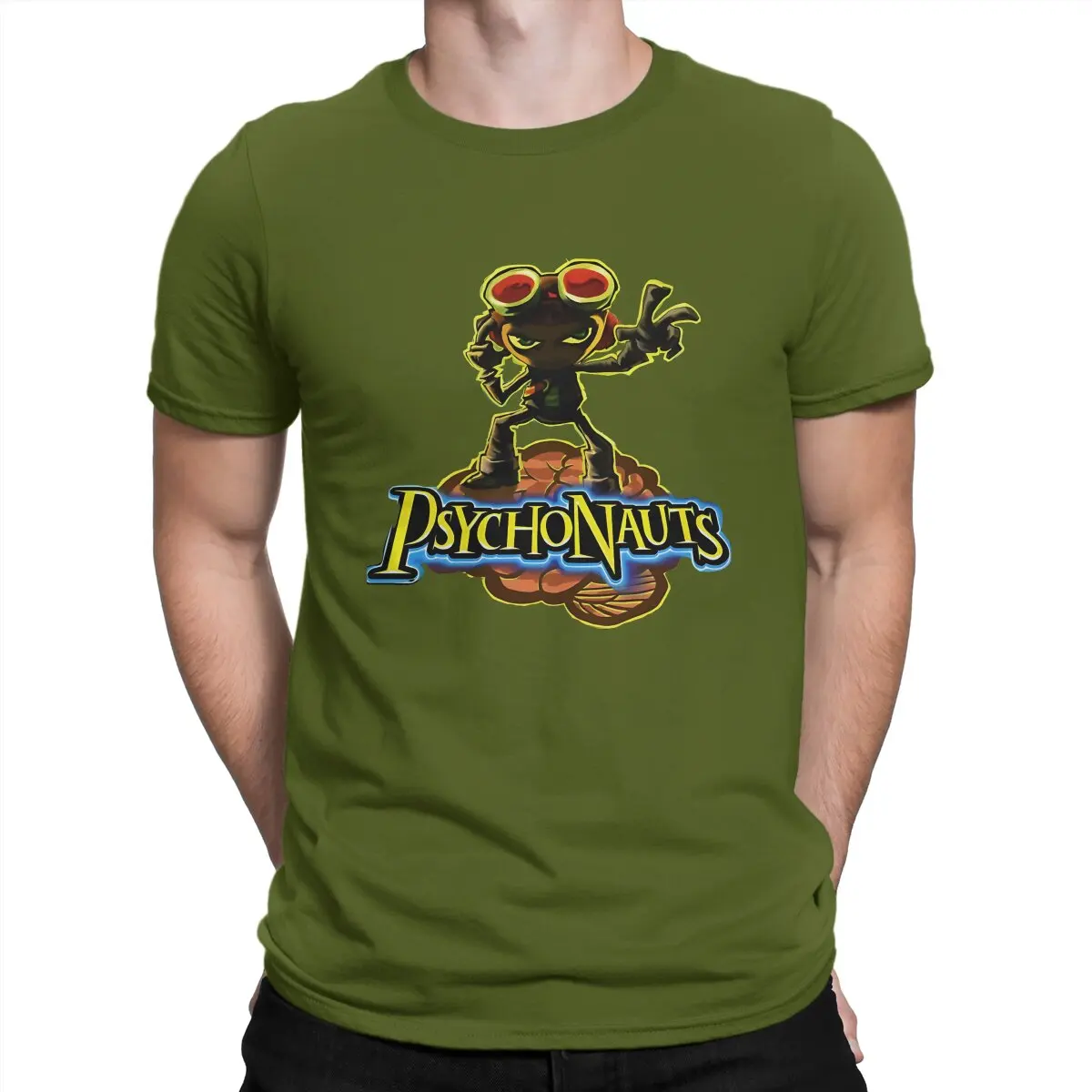 thumbnail image 1 of Camiseta de Psychonauts Man, juegos, camiseta distintiva, sudaderas Harajuku, nueva tendencia, 1 of 7