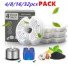4/8/32Pcs Replaced Activated Carbon Replacement Fountain Filters For Cat Pet Dog Water Drinking Dispenser Replacement Set 1