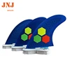 JNJ FCS 2 Blue G5 Mf Medium Surfboard Fins Thruster Made Of Fiberglass And Honeycomb 1