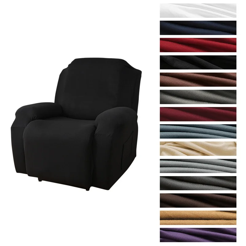 

Solid Color Sofa Cover Recliner Stretch Chivas Sofa Cover Living Room Non-slip Furniture Armchair Cover Home Decor 1/2/3 Seat