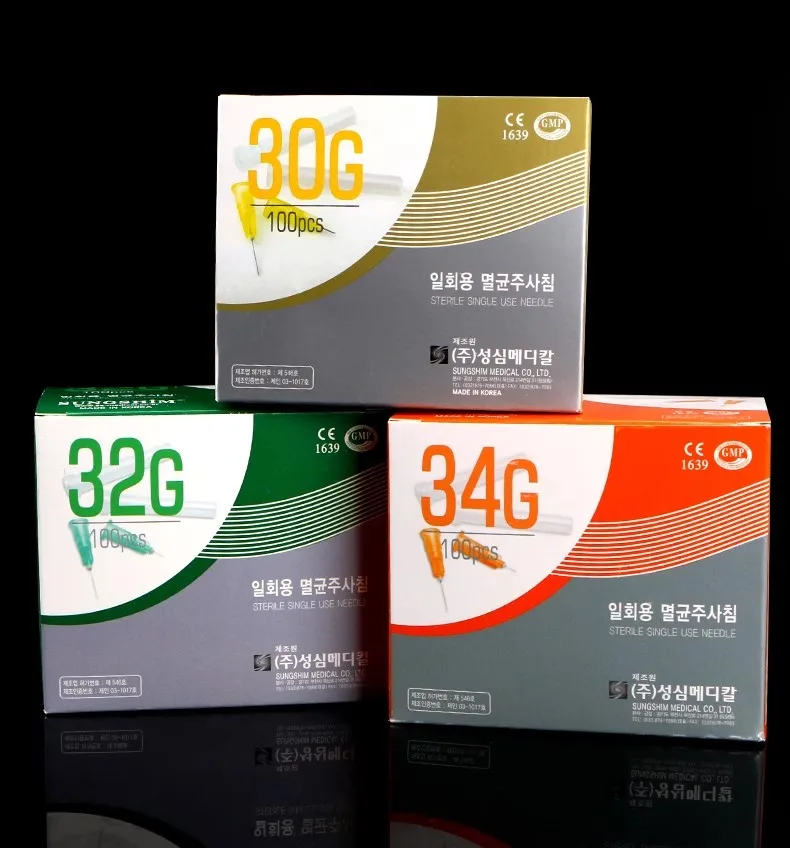 SUNGSHiM Tattoo medical small needle Disposable Needle Eyelid Painless small needle beauty tools for teeth