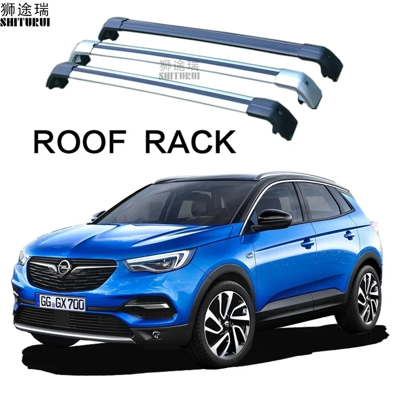 

Roof Rack Rail (cross Beam) for OPEL Grandland X, 5-dr SUV 2018 2019 2022 Aluminum Alloy, ISO9001 Quality,hot Sale
