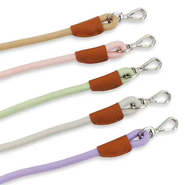 1.5M/2.1M Medium Big Dog Leash Adjustable Slide Fastener Buckle Easy and Convenient Nylon P Type Training Leash for Large Dogs 5
