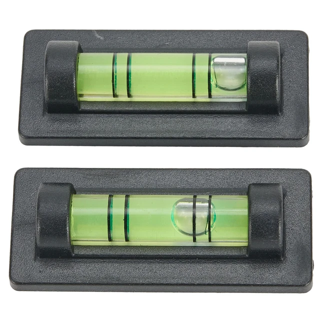 2 5PCS Liquid Level Indicator Mini Bubble Spirit Level For Photo Frame Desk Daily Leveling Magnet Available