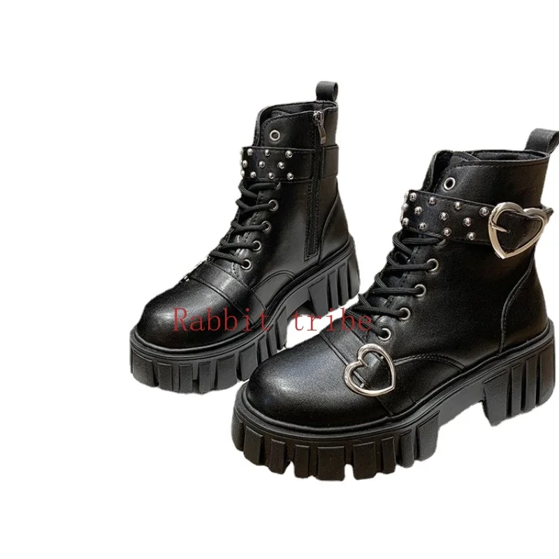 

Женские ботинки, новинка зимы 2023, модные ботинки на платформе, на молнии, до середины икры, Женская водонепроницаемая обувь с круглым носком, женская обувь для женщин