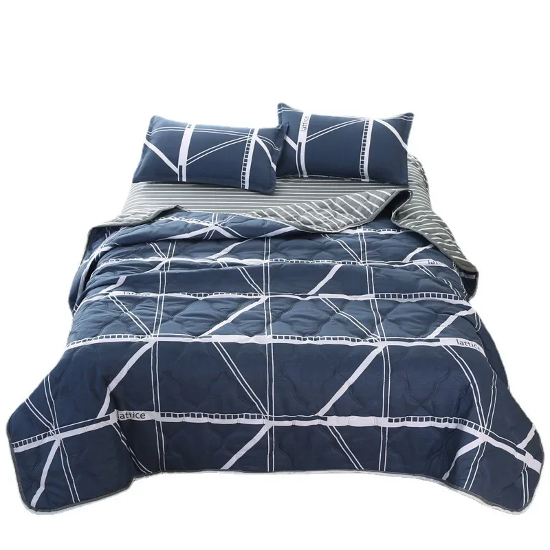 Summer Quilt Summer Quilt Set Bed Comforter Summer Thin Air-condition Quilt Queen King Size Cooling Quilted Blanket Home Single Double Lightweight Comforter Bed Bedspread