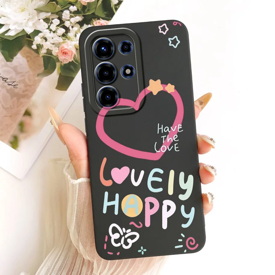 Floral Fashion Soft Silicone Bumper Phone Case in Pink