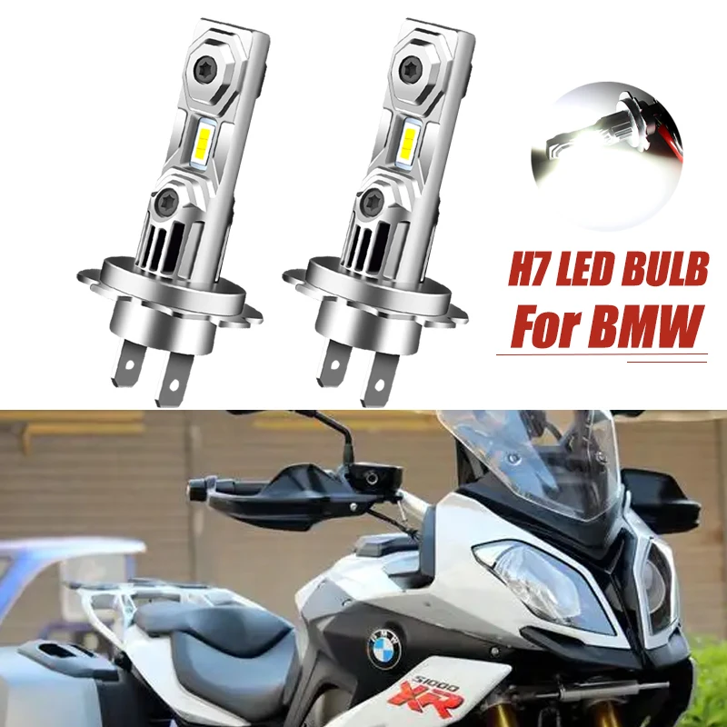 1PCS-Motorcycle-60W-White-12000lm-H7-LED-Headlight-Bulbs-For-Bmw ...